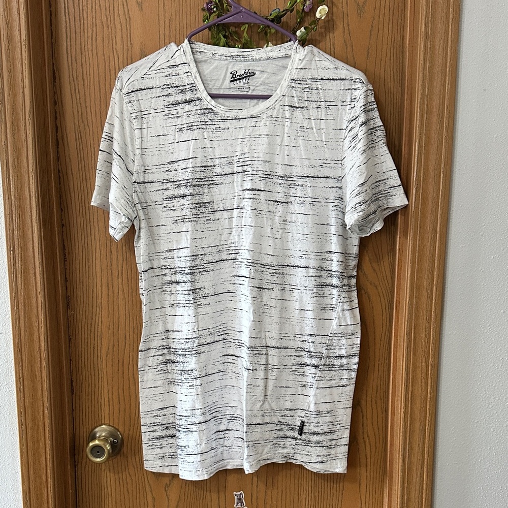 Brooklyn Cloth White and Black Short Sleeve Tee